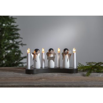 Adventsljusstake - Änglakör, en produkt från Nya Musik som utvecklar och engagerar människor i alla åldrar.