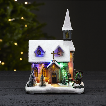 Julkyrka - LED-belysning, en produkt från Nya Musik som utvecklar och engagerar människor i alla åldrar.