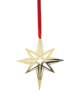 Hängdekoration - Krubba - Guldfärgad, en produkt från Nya Musik som utvecklar och engagerar människor i alla åldrar.