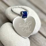 Nyckelring - Hjärta - Let yor light shine - Metall, en produkt från Nya Musik som utvecklar och engagerar människor i alla åldrar.