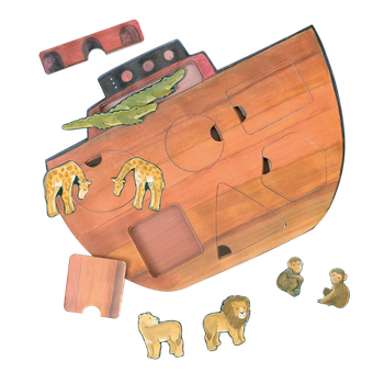 Pussel i lager Noas ark, en produkt från Nya Musik som utvecklar och engagerar människor i alla åldrar.