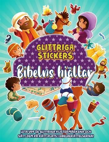 Glittriga stickers - Bibelns hjältar, en produkt från Nya Musik som utvecklar och engagerar människor i alla åldrar.