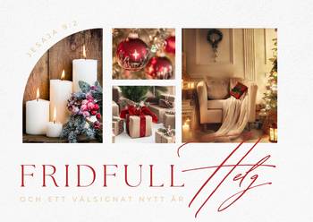 Julkort - Fridfull helg, en produkt från Nya Musik som utvecklar och engagerar människor i alla åldrar.