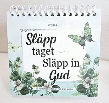 Bordskalender 52 veckor - visdomsord, en produkt från Nya Musik som utvecklar och engagerar människor i alla åldrar.