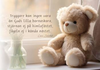 Vykort - Tryggare kan ingen vara, en produkt från Nya Musik som utvecklar och engagerar människor i alla åldrar.