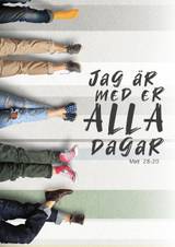 Vykort - Jag är med er alla dagar, en produkt från Nya Musik som utvecklar och engagerar människor i alla åldrar.