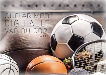 Vykort - Gud är med dig i allt du gör, en produkt från Nya Musik som utvecklar och engagerar människor i alla åldrar.