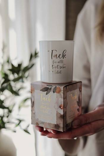 Lykta -Tack för allt, stort som litet - inkl. Gåvobox, en produkt från Nya Musik som utvecklar och engagerar människor i alla åldrar.