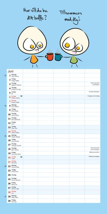 Herregud & Co Familjekalender 2026, en produkt från Nya Musik som utvecklar och engagerar människor i alla åldrar.