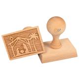 Kakstämpel - Julkrubba, en produkt från Nya Musik som utvecklar och engagerar människor i alla åldrar.