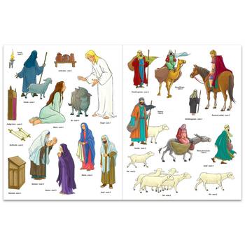 Klistermärkesbok Julen, en produkt från Nya Musik som utvecklar och engagerar människor i alla åldrar.