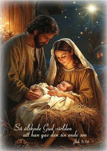 Julkort – Jul1624, en produkt från Nya Musik som utvecklar och engagerar människor i alla åldrar.