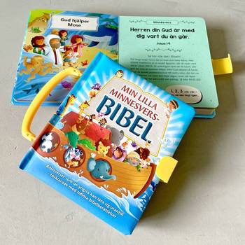 Min lilla minnesversbibel, en produkt från Nya Musik som utvecklar och engagerar människor i alla åldrar.