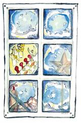 Julkort - Fönster, en produkt från Nya Musik som utvecklar och engagerar människor i alla åldrar.