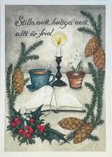 Julkort – Stilla natt, heliga natt, en produkt från Nya Musik som utvecklar och engagerar människor i alla åldrar.