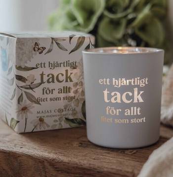 Lykta - Ett hjärtligt tack för allt, litet som stort, en produkt från Nya Musik som utvecklar och engagerar människor i alla åldrar.