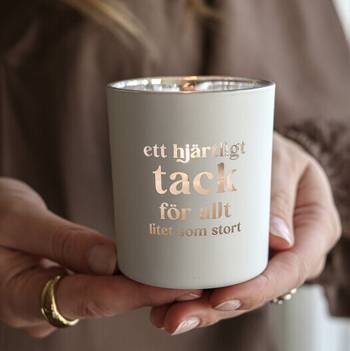 Lykta - Ett hjärtligt tack för allt, litet som stort, en produkt från Nya Musik som utvecklar och engagerar människor i alla åldrar.