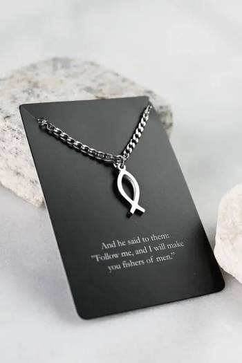 Halssmycke - Jesusfisken, en produkt från Nya Musik som utvecklar och engagerar människor i alla åldrar.