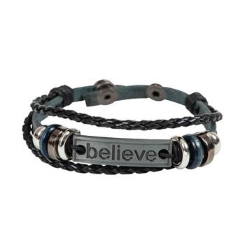 Armband - Läder - Believe, en produkt från Nya Musik som utvecklar och engagerar människor i alla åldrar.