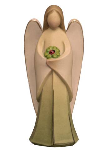 Skyddsängel med blomma - 16 cm, en produkt från Nya Musik som utvecklar och engagerar människor i alla åldrar.