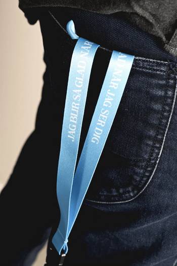 Nyckelband - Jag blir så glad när jag ser dig, en produkt från Nya Musik som utvecklar och engagerar människor i alla åldrar.