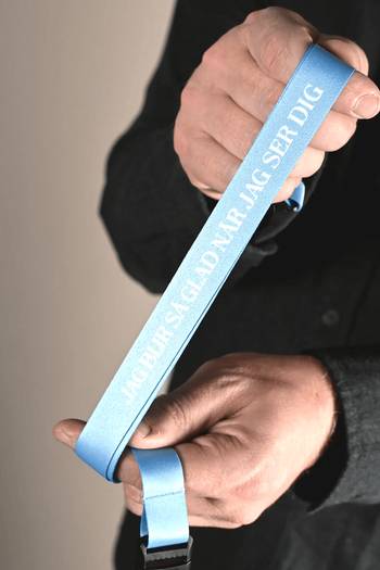 Nyckelband - Jag blir så glad när jag ser dig, en produkt från Nya Musik som utvecklar och engagerar människor i alla åldrar.