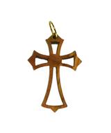 Halsband – Kors - Olivträ, en produkt från Nya Musik som utvecklar och engagerar människor i alla åldrar.