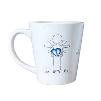 Mugg - Hoppets änglar - Hjärta, en produkt från Nya Musik som utvecklar och engagerar människor i alla åldrar.
