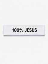 100% JESUS pannband, en produkt från Nya Musik som utvecklar och engagerar människor i alla åldrar.