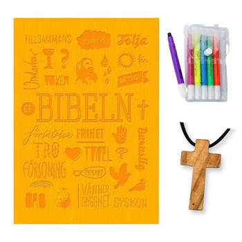 Konfirmationspaket - Bibel 2000 - Orange, en produkt från Nya Musik som utvecklar och engagerar människor i alla åldrar.