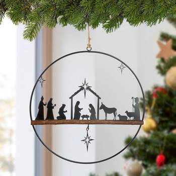 Stor hängprydnad - Julkrubba, en produkt från Nya Musik som utvecklar och engagerar människor i alla åldrar.