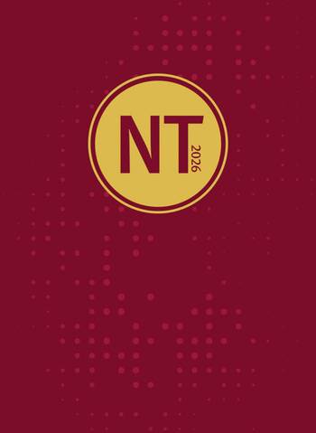 NT 2026 - vinröd, en produkt från Nya Musik som utvecklar och engagerar människor i alla åldrar.