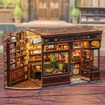 Miniatyrhus - Corner Coffee Shop, en produkt från Nya Musik som utvecklar och engagerar människor i alla åldrar.