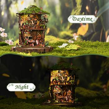 Miniatyrhus - Forest Tree Book Club, en produkt från Nya Musik som utvecklar och engagerar människor i alla åldrar.