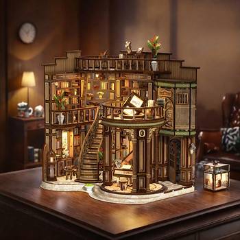 Miniatyrhus - Dreamy Book Hall, en produkt från Nya Musik som utvecklar och engagerar människor i alla åldrar.