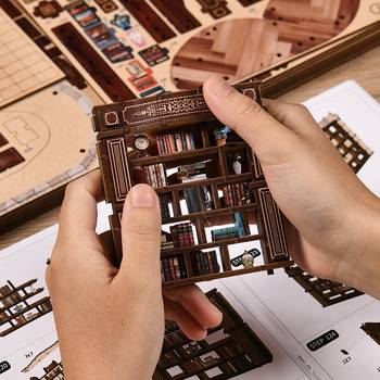 Miniatyrhus - Dreamy Book Hall, en produkt från Nya Musik som utvecklar och engagerar människor i alla åldrar.