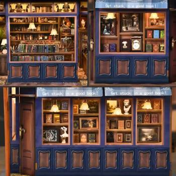 Miniatyrhus - Notting Hill Bookshop, en produkt från Nya Musik som utvecklar och engagerar människor i alla åldrar.