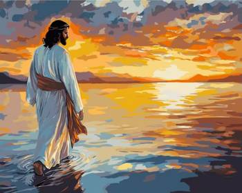 Måla efter nummer - Jesus går på vattnet, en produkt från Nya Musik som utvecklar och engagerar människor i alla åldrar.