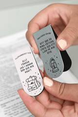 Magnetbokmärken - Ditt ord/Allt förmår, en produkt från Nya Musik som utvecklar och engagerar människor i alla åldrar.