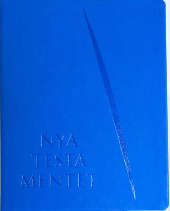 Nya testamentet 2026, blå, en produkt från Nya Musik som utvecklar och engagerar människor i alla åldrar.