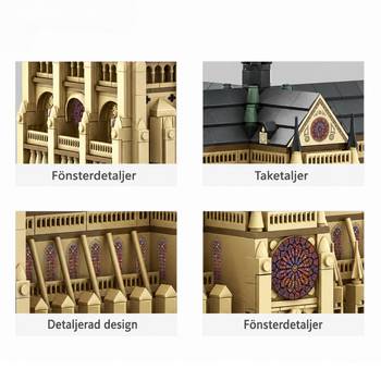 Notre Dame de Paris - Byggklossar, en produkt från Nya Musik som utvecklar och engagerar människor i alla åldrar.