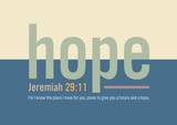 Vykort - Hope, en produkt från Nya Musik som utvecklar och engagerar människor i alla åldrar.