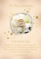 Dubbelt kort - Bröllop - Kärlekens lov, en produkt från Nya Musik som utvecklar och engagerar människor i alla åldrar.