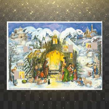 Adventskalender - Jesus är född - Glitter, en produkt från Nya Musik som utvecklar och engagerar människor i alla åldrar.