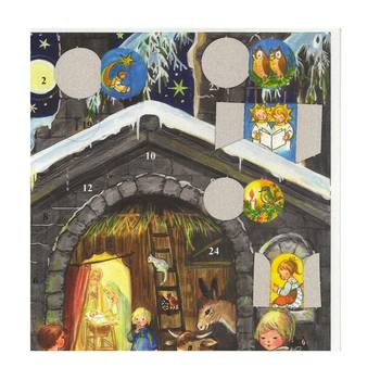 Adventskalender - Vid stallet - Glitter, en produkt från Nya Musik som utvecklar och engagerar människor i alla åldrar.