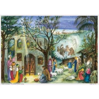 Adventskalender - Stallet i Betlehem - Glitter, en produkt från Nya Musik som utvecklar och engagerar människor i alla åldrar.