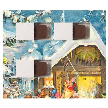 Chokladkalender - Vid stallet - Fairtrade, en produkt från Nya Musik som utvecklar och engagerar människor i alla åldrar.