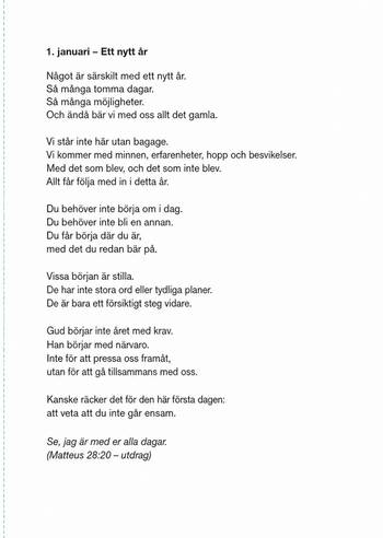 Se, jag är med dig alla dagar, en produkt från Nya Musik som utvecklar och engagerar människor i alla åldrar.