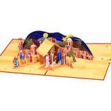 3D Pop-Up-Julkort - Julkrubba, en produkt från Nya Musik som utvecklar och engagerar människor i alla åldrar.