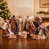 Handgjorda krubbfigurer - 11 delar, en produkt från Nya Musik som utvecklar och engagerar människor i alla åldrar.